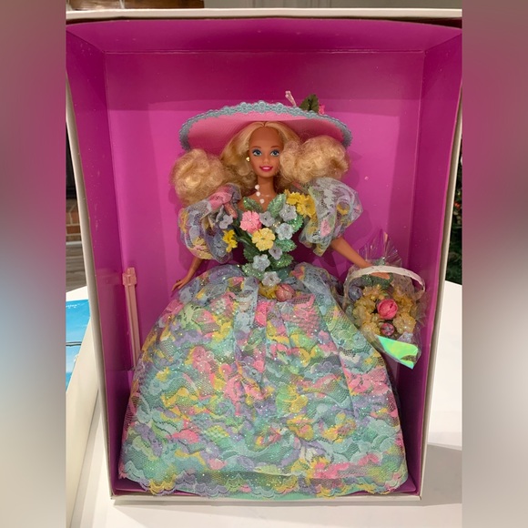 Mattel Other - Barbie 1994 Mattel Spring Bouquet Doll Enchanted Seasons Collection Limited